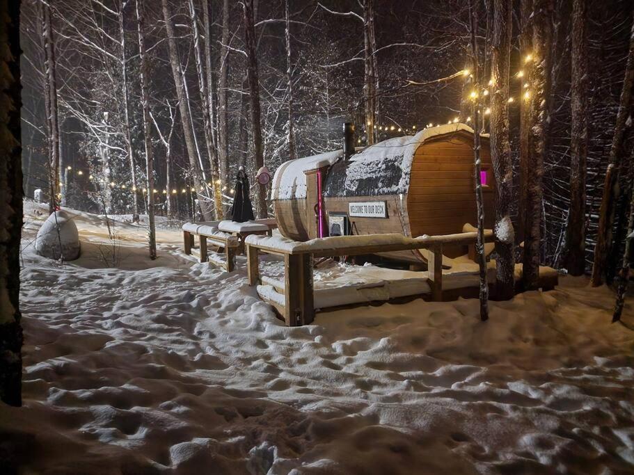 Dingle Run Lodge At Sir Sam'S Haliburton Exterior foto